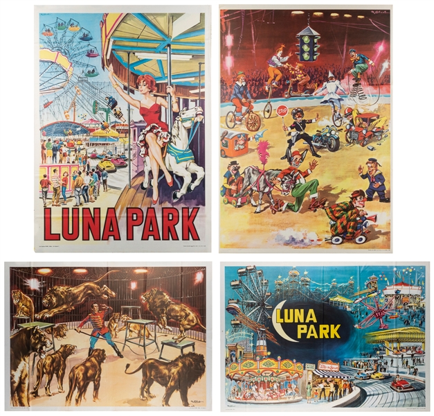  COLIZZI, Mauro. Four Luna Park amusement park and other cir...