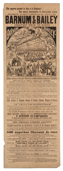  [BARNUM & BAILEY CIRCUS]. Elle apporte partout la Joie et l...