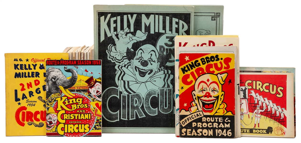  Al G. Kelly and Miller Bros. Circus and other circus route ...