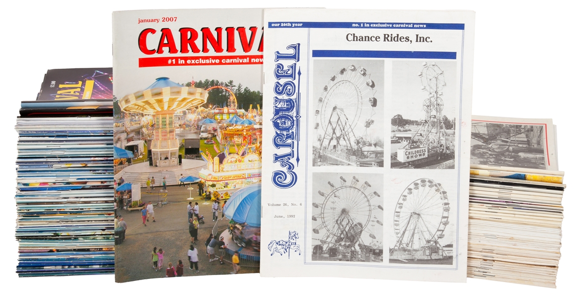  Lot of “Carousel” and “Carnival” Magazines. 1990s-2000s. As...