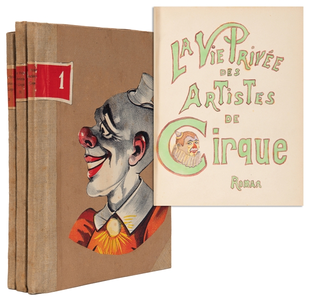  ROSSEAU, Max. La Vie Privée des Artistes de Cirque. Roman. ...