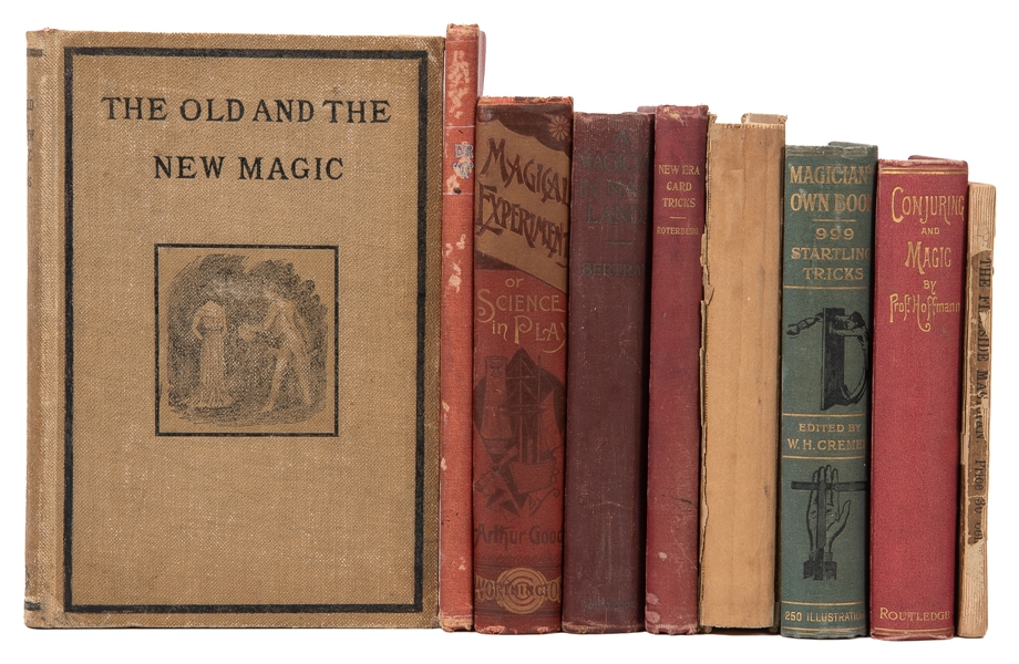  [MAGIC]. Group of 9 antiquarian and vintage titles. Includi...