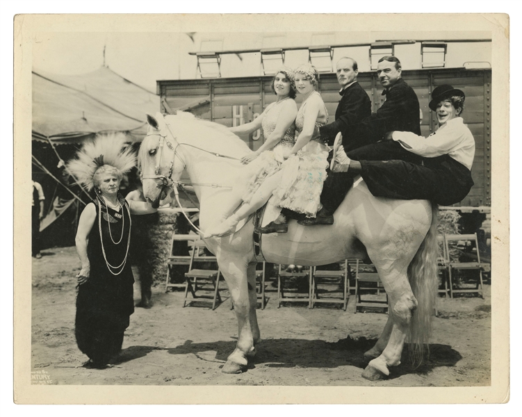  Collection of Circus Photographs of Performers. 1950s. Appr...