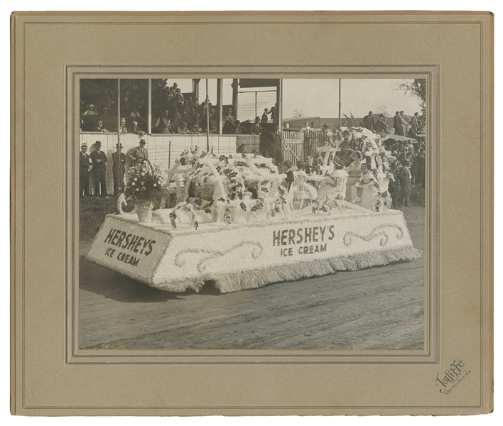  [PHOTOGRAPHS]. Photograph of Hershey’s Ice Cream Parade Flo...