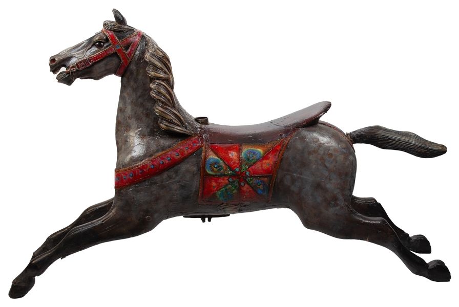  European Galloper. Circa 1900-1910. Hand carved carousel ga...