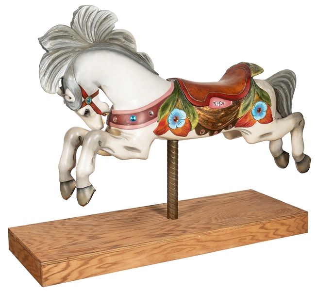  Parker “Mirror Image” Carousel Horse. Leavenworth, KS: Char...