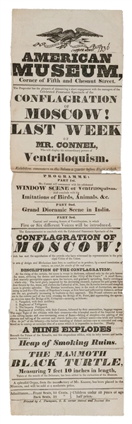  [VENTRILOQUIST]. American Museum, corner of Fifth and Chesn...