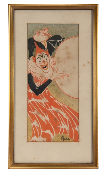  ROUBILLE, August (1872—1955). Untitled [Clown]. N.p., n.d.....