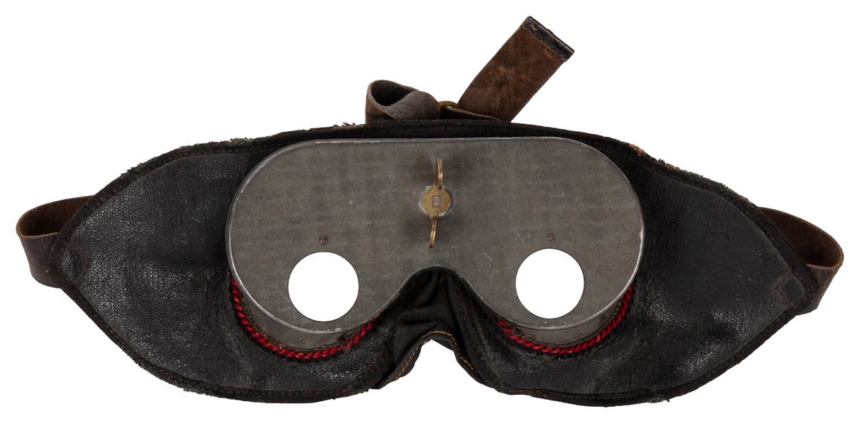  Hoodwink Fraternal Initiation Goggles. [DeMoulin Bros?], ea...