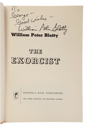  BLATTY, William Peter (1928-2017). The Exorcist. New York: ...