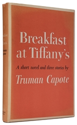  CAPOTE, Truman (1924-1984). Breakfast at Tiffany’s. New Yor...