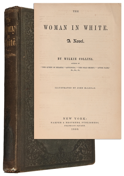  COLLINS, Wilkie (1824-1889). The Woman in White. A Novel. N...