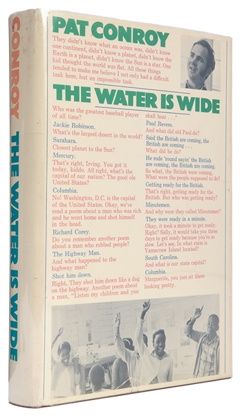  CONROY, Pat (1945-2016). The Water Is Wide. Boston: Houghto...