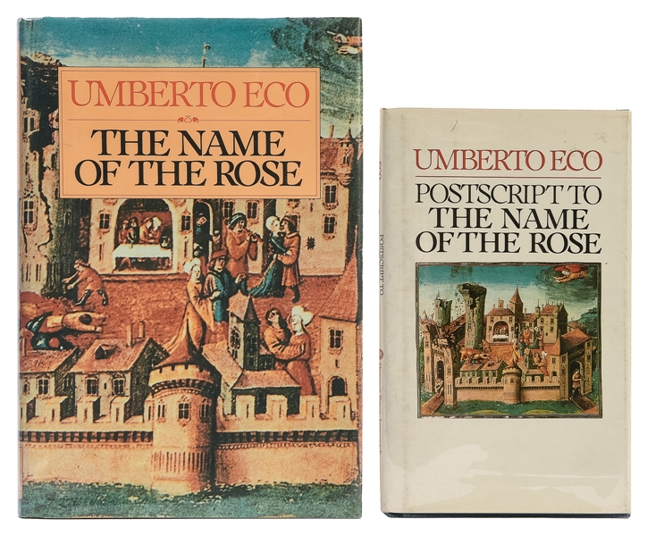  ECO, Umberto (1935-2016). A pair of titles, including: <p>T...