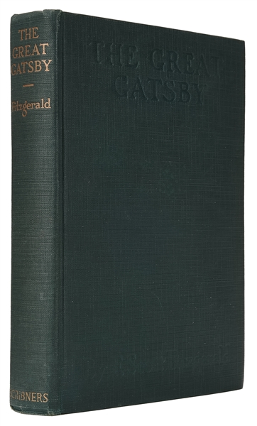  FITZGERALD, F. Scott (1896-1940). The Great Gatsby. New Yor...