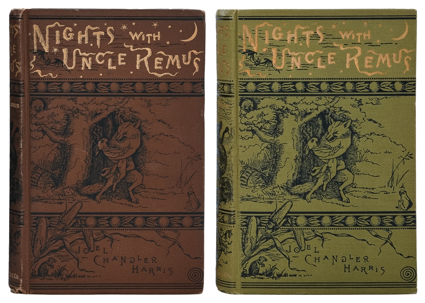  HARRIS, Joel Chandler (1848-1908). A pair of Nights with Un...