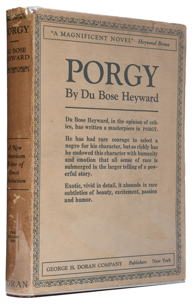  HEYWARD, Du Bose (1885-1940). Porgy. Decorated by Theodore ...