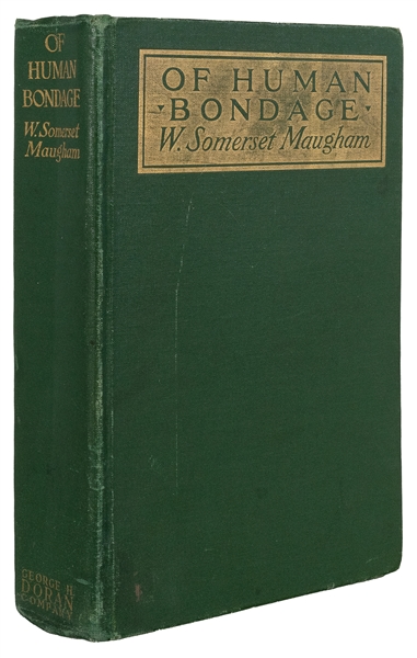  MAUGHAM, W. Somerset (1874-1965). Of Human Bondage. New Yor...