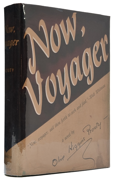  PROUTY, Olive Higgins (1882-1974). Now, Voyager. Boston: Ho...