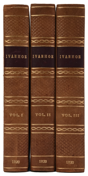  SCOTT, Walter, Sir (1771–1832). Ivanhoe; A Romance. Edinbur...