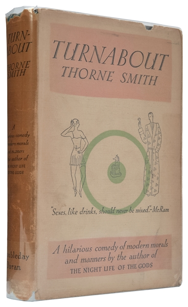  SMITH, Thorne (1892-1934). Turnabout. Garden City: Doubleda...