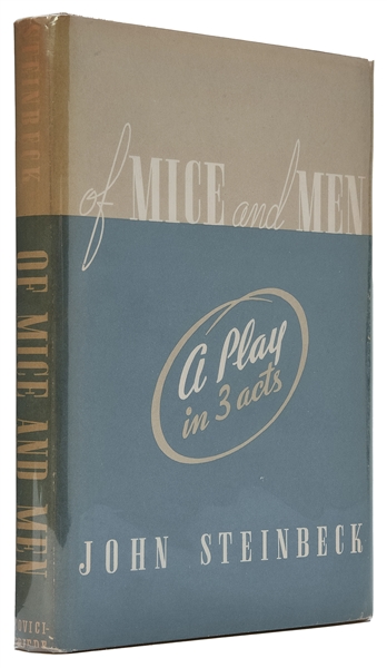  STEINBECK, John (1902-1968). Of Mice and Men. A Play in Thr...