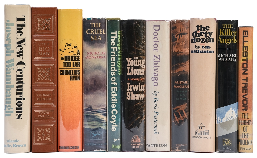  [LITERATURE INTO FILM]. A group of 10 first trade editions ...