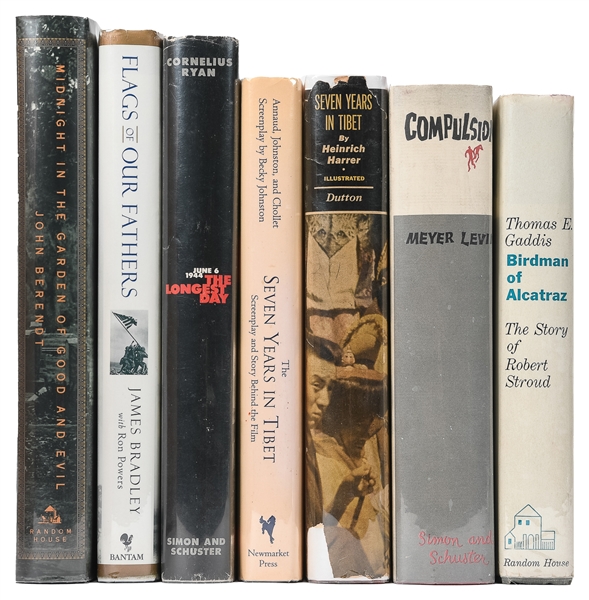  [NON-FICTION INTO FILM]. A group of 7 first trade editions,...