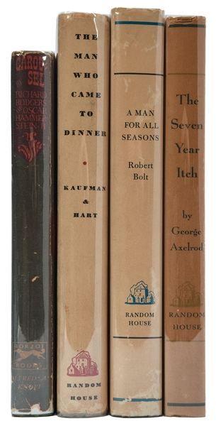  [LITERATURE INTO PLAYS]. A group of 4 first editions, inclu...