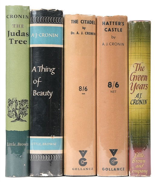  CRONIN, A. J. (1896-1981). A group of 5 first editions, inc...