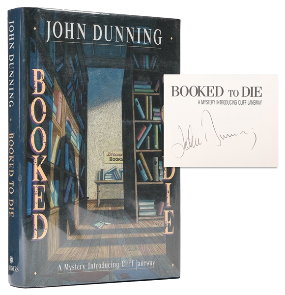  DUNNING, John (b. 1942). Booked to Die. A Mystery Introduci...