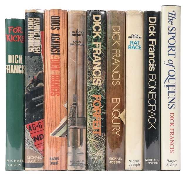  FRANCIS, Dick (1920-2010). A group of 8 first English editi...