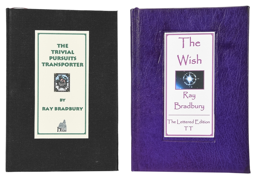  BRADBURY, Ray (1920-2012). A pair of signed limited edition...