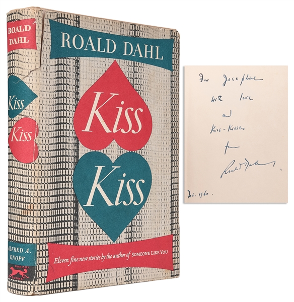  DAHL, Roald (1916-1990). Kiss Kiss. New York: Alfred A. Kno...