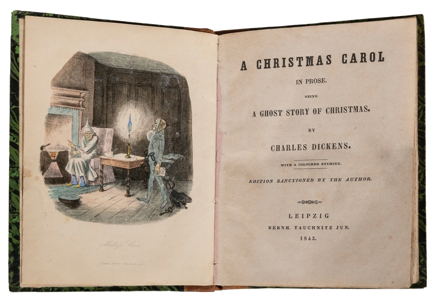  DICKENS, Charles (1812-1870). A Christmas Carol in Prose. B...