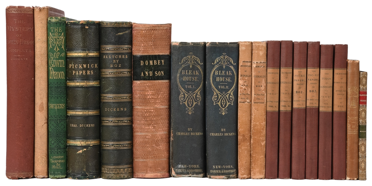  DICKENS, Charles (1812-1870). A group of 14 titles in 18 vo...