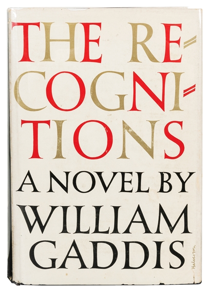  [McMURTRY, Larry (1936-2021), his copy]. GADDIS, William (1...