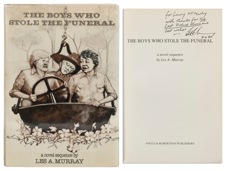  [McMURTRY, Larry (1936-2021), his copy]. MURRAY, Les A. The...