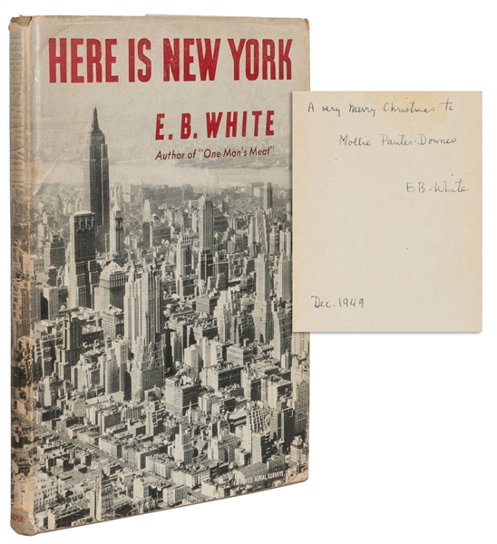  [McMURTRY, Larry (1936-2021), his copy]. WHITE, E.B. (1899-...