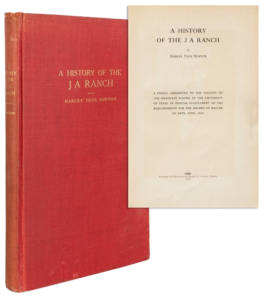  [TEXIANA]. -- [McMURTRY, Larry (1936-2021), his copy]. BURT...