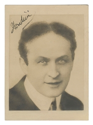  HOUDINI, Harry (Erik Weisz, 1874 – 1926). Signed Photograph...