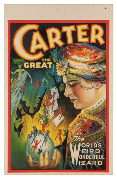  CARTER, Charles (1874-1936). Carter the Great. The World’s ...