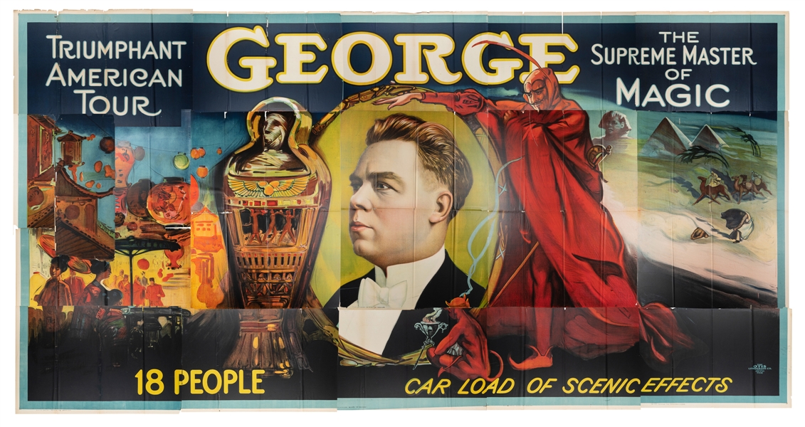  GEORGE, Grover (1887-1958). George the Magician. Triumphant...