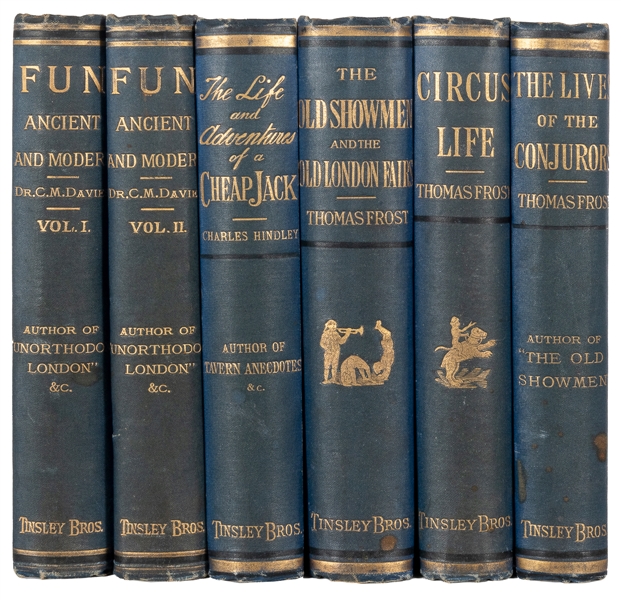  FROST, Thomas (1821 – 1908), et al. Six Volumes on Magician...