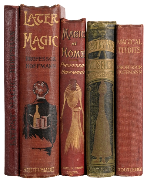  HOFFMANN, Professor (Angelo Lewis). Five Magic Books by Pro...