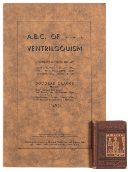  Two Books on Ventriloquism. Includes: Ventriloquism Made Ea...