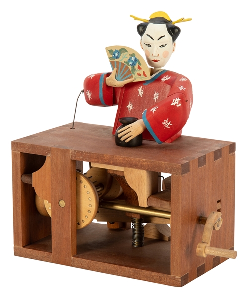  Geisha Girl Automaton. Paris: Pierre Mayer, ca. 2002. Handm...