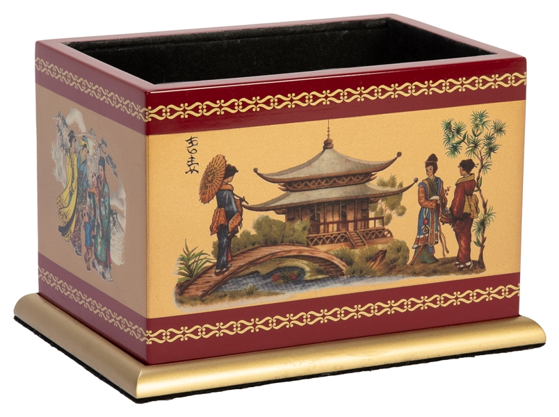  Oriental Hank Box. California: Milson-Worth, 1990s. A numbe...