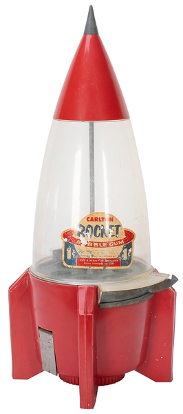  Carlton 1 Cent Rocket Bubble Gum Vending Machine. Chicago: ...