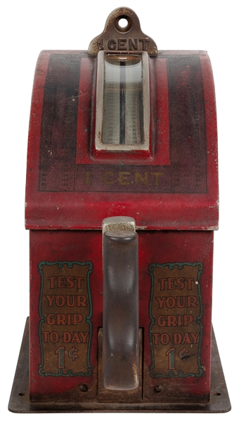  Gottlieb 1 Cent Grip Tester. Chicago: Gottlieb and Co., ca....